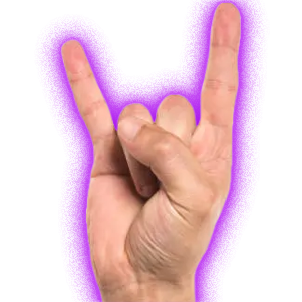 Tatter rock hand artwork